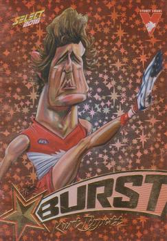 2016 Select Footy Stars - Starburst Caricatures #SB64 Kurt Tippett Front